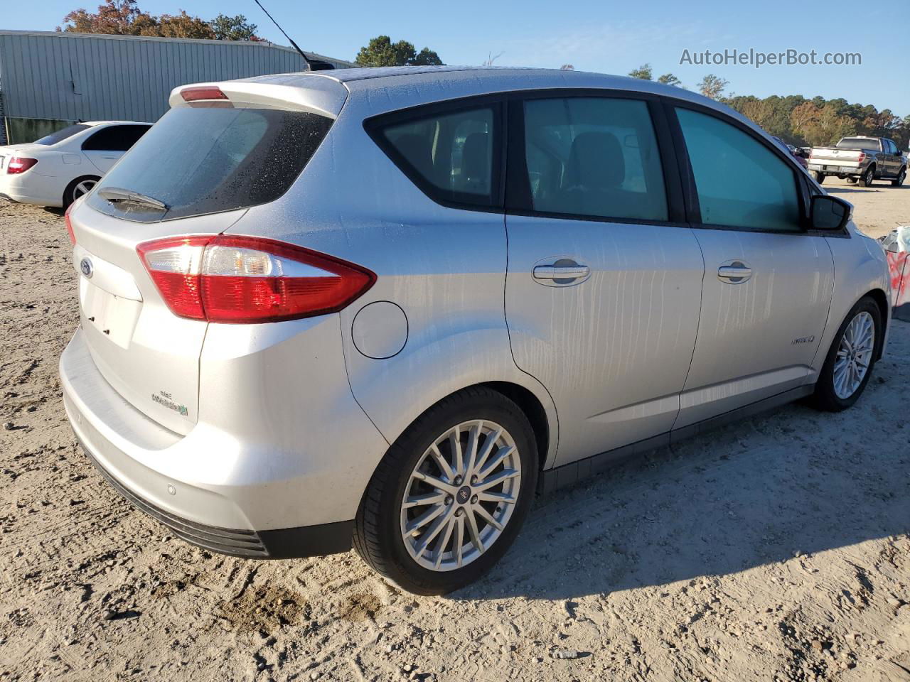 2013 Ford C-max Se Silver vin: 1FADP5AU4DL526573