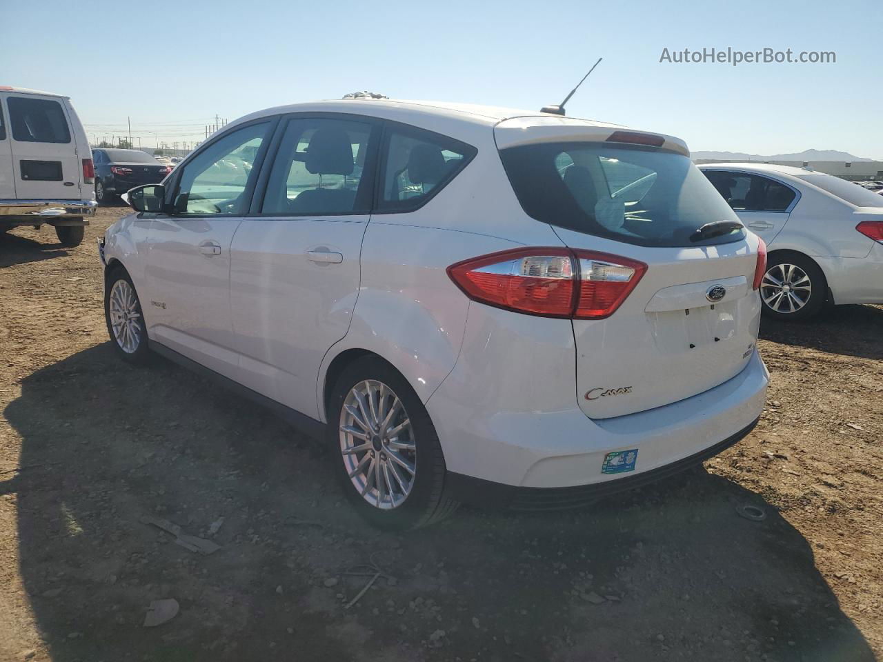 2013 Ford C-max Se White vin: 1FADP5AU4DL531966