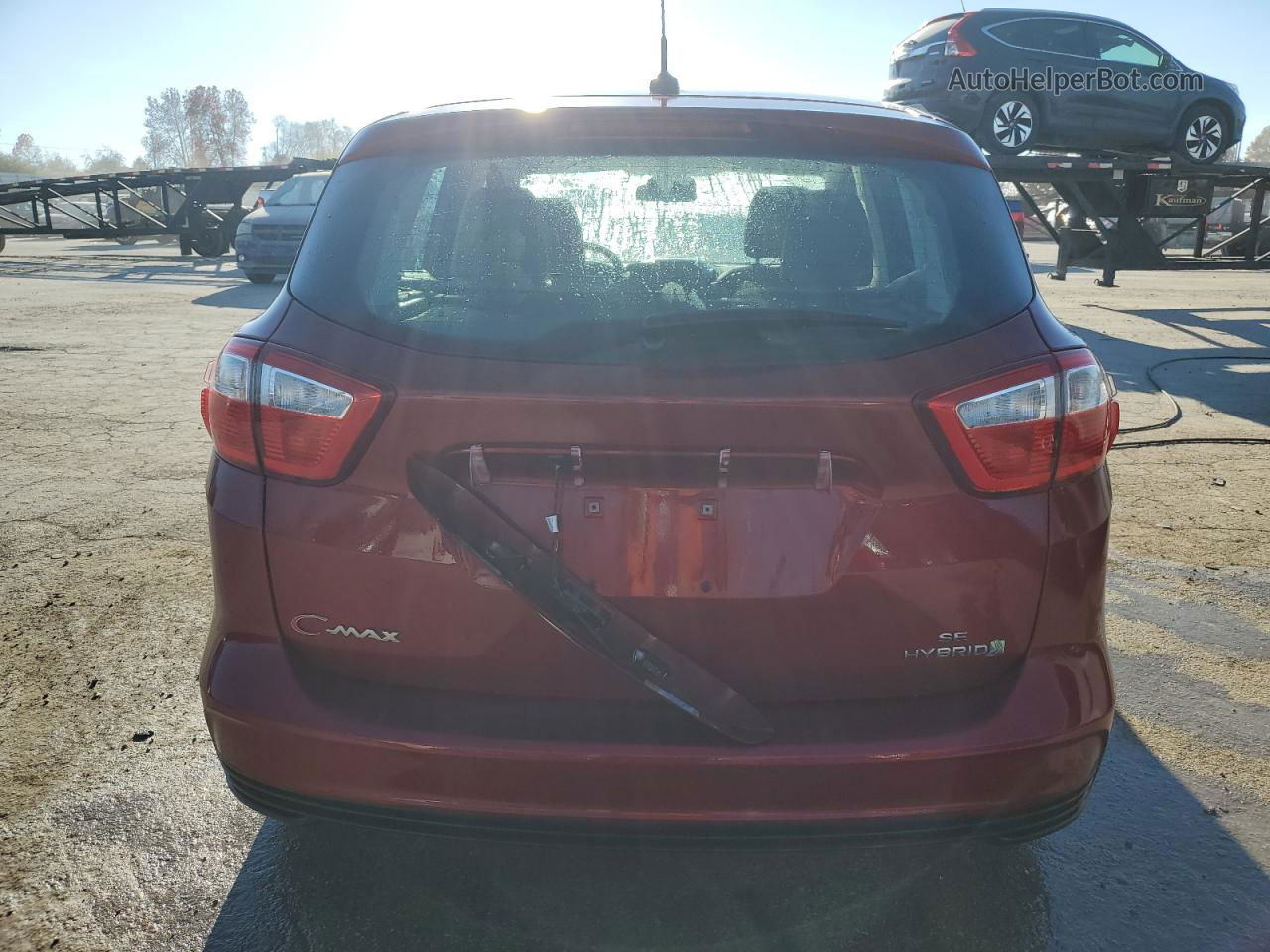 2013 Ford C-max Se Burgundy vin: 1FADP5AU4DL532809