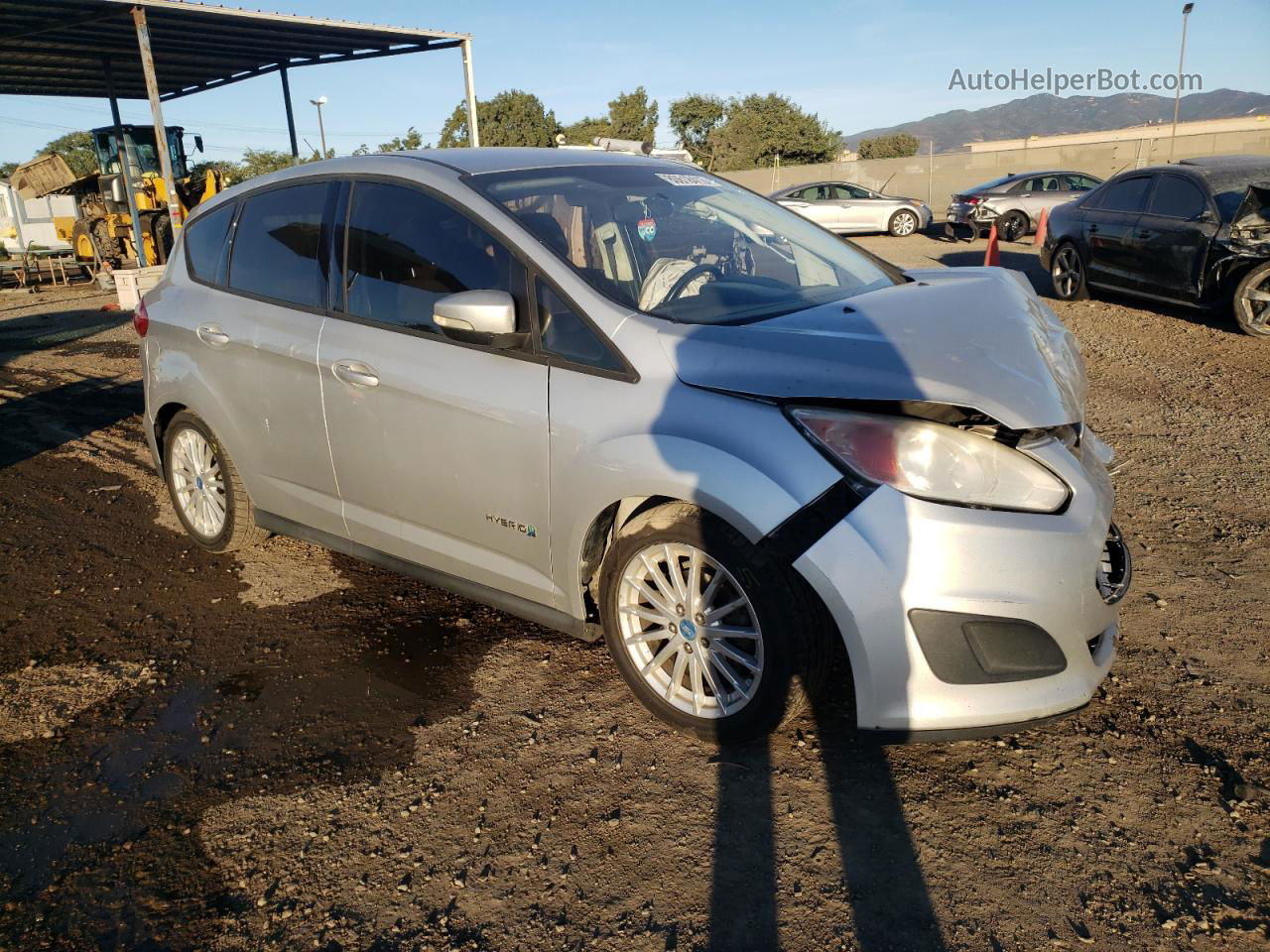 2013 Ford C-max Se Silver vin: 1FADP5AU4DL541347