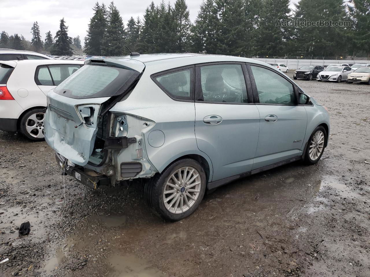 2014 Ford C-max Se Бирюзовый vin: 1FADP5AU4EL503571