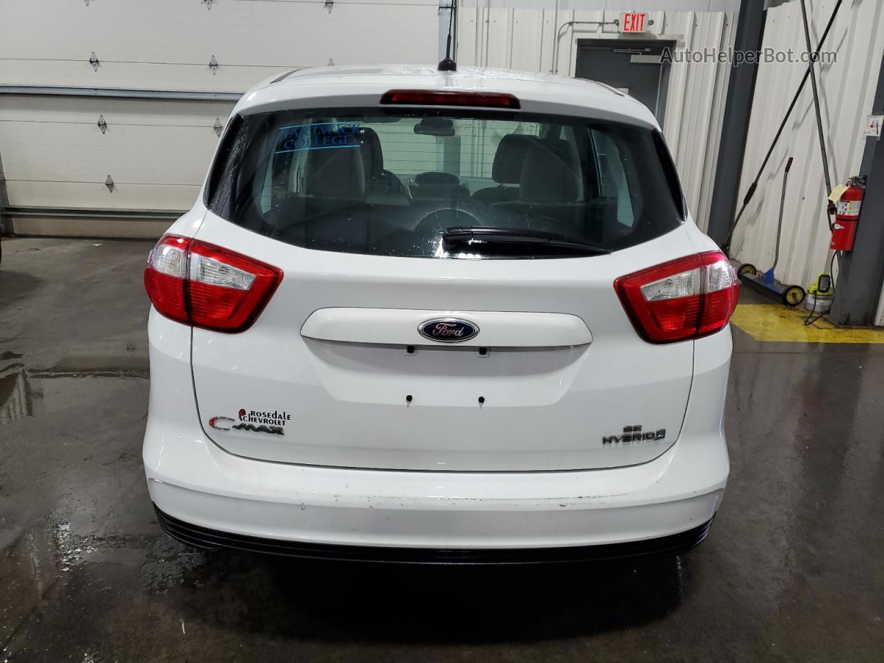 2014 Ford C-max Se Белый vin: 1FADP5AU4EL507345