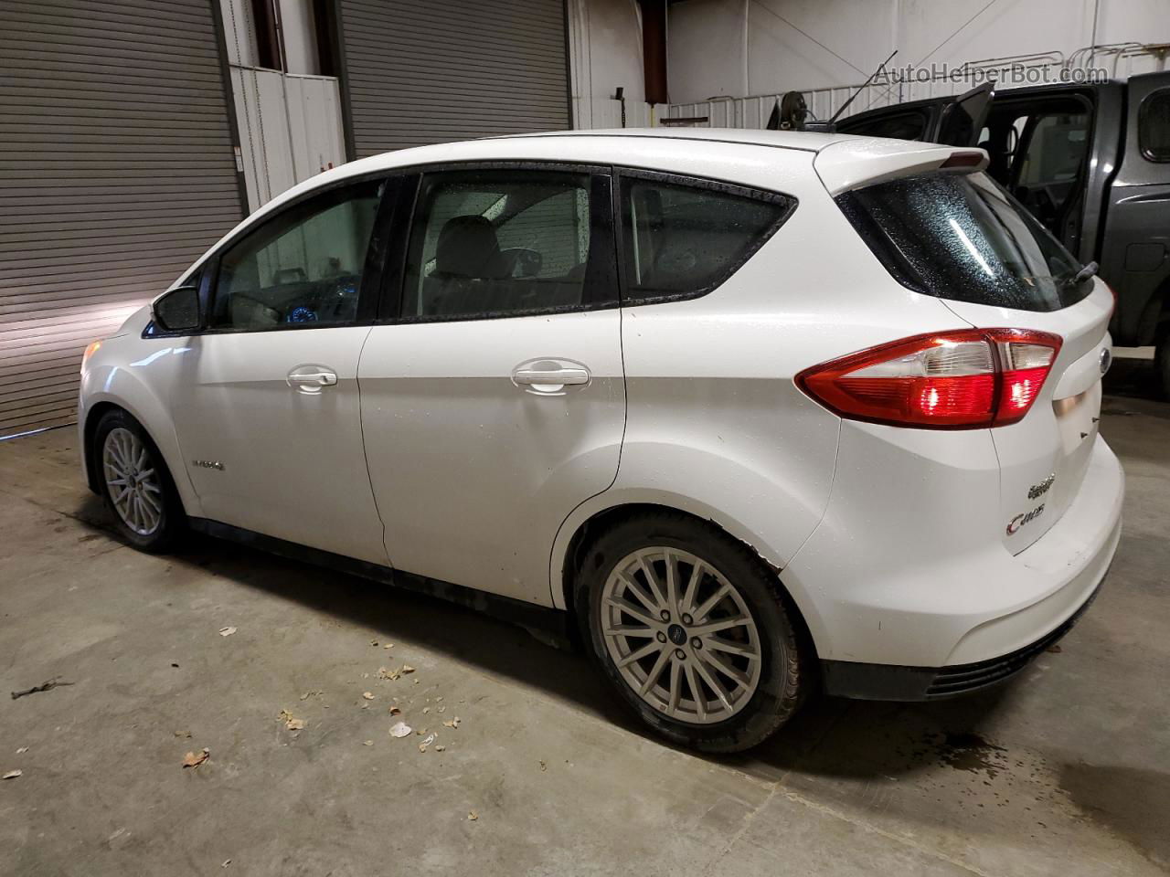 2014 Ford C-max Se White vin: 1FADP5AU4EL510164