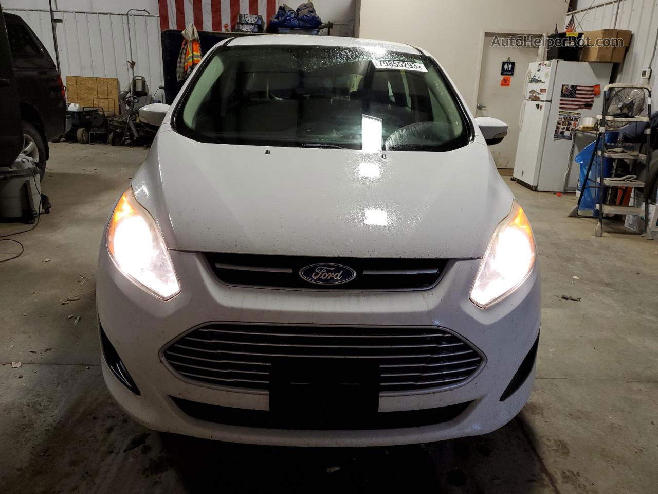 2014 Ford C-max Se White vin: 1FADP5AU4EL510164