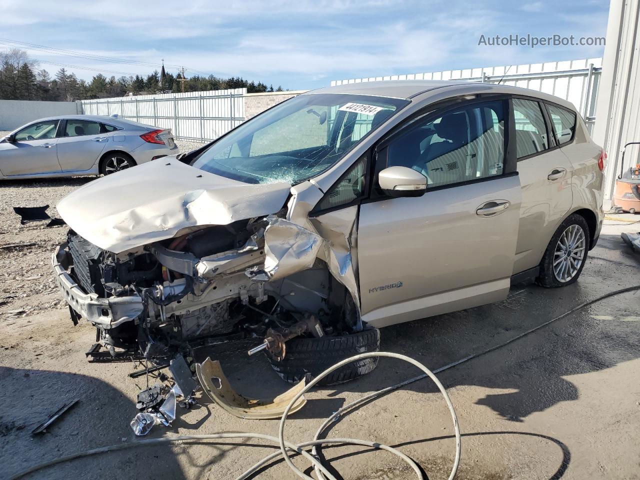 2017 Ford C-max Se Tan vin: 1FADP5AU4HL103711