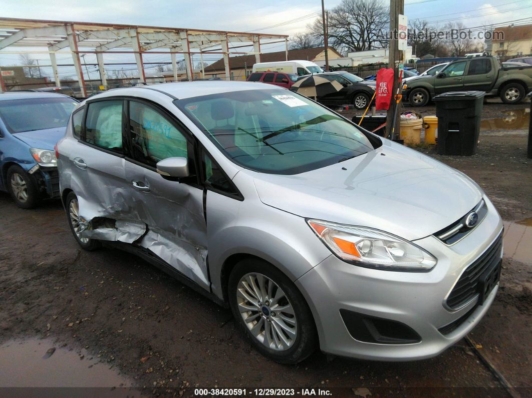 2017 Ford C-max Hybrid Se Silver vin: 1FADP5AU4HL113896