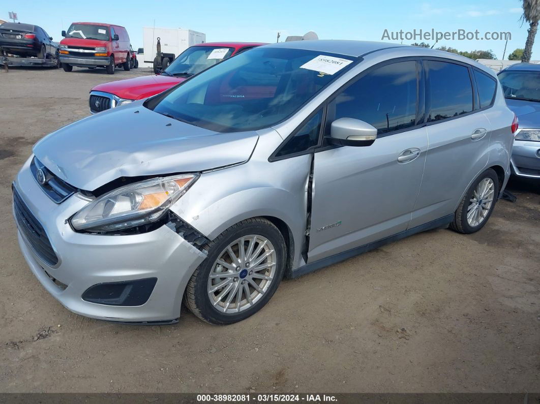 2017 Ford C-max Hybrid Se Silver vin: 1FADP5AU4HL115888