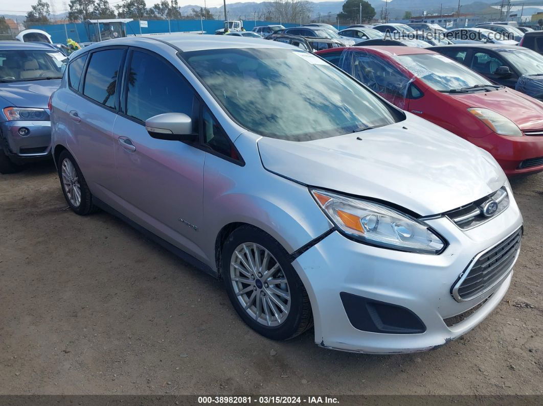 2017 Ford C-max Hybrid Se Silver vin: 1FADP5AU4HL115888