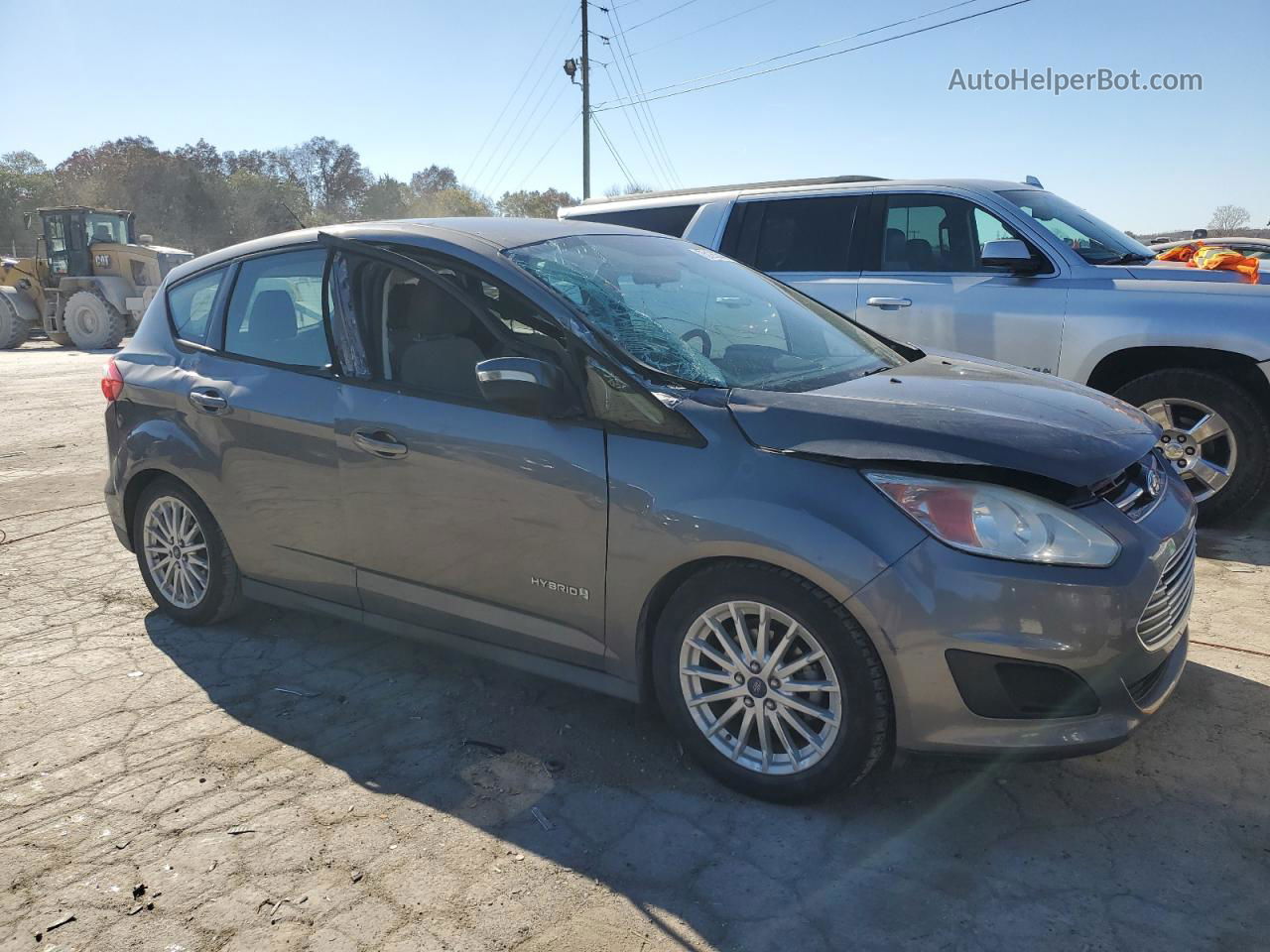 2013 Ford C-max Se Gray vin: 1FADP5AU5DL505277