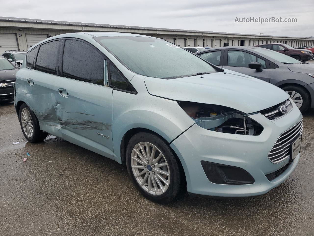 2013 Ford C-max Se Turquoise vin: 1FADP5AU5DL507174