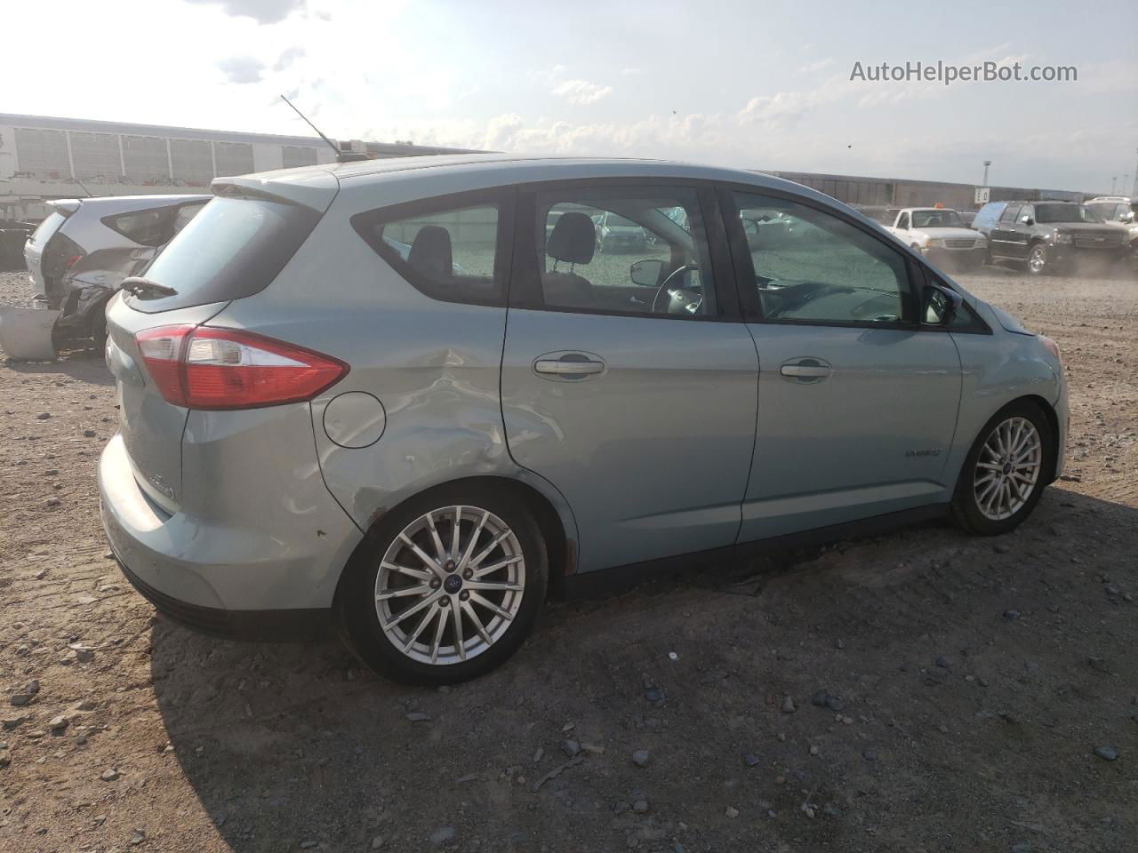 2013 Ford C-max Se Green vin: 1FADP5AU5DL519759