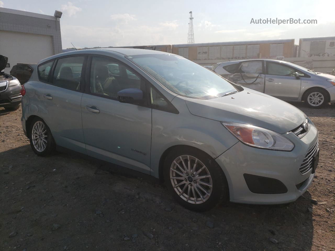 2013 Ford C-max Se Green vin: 1FADP5AU5DL519759