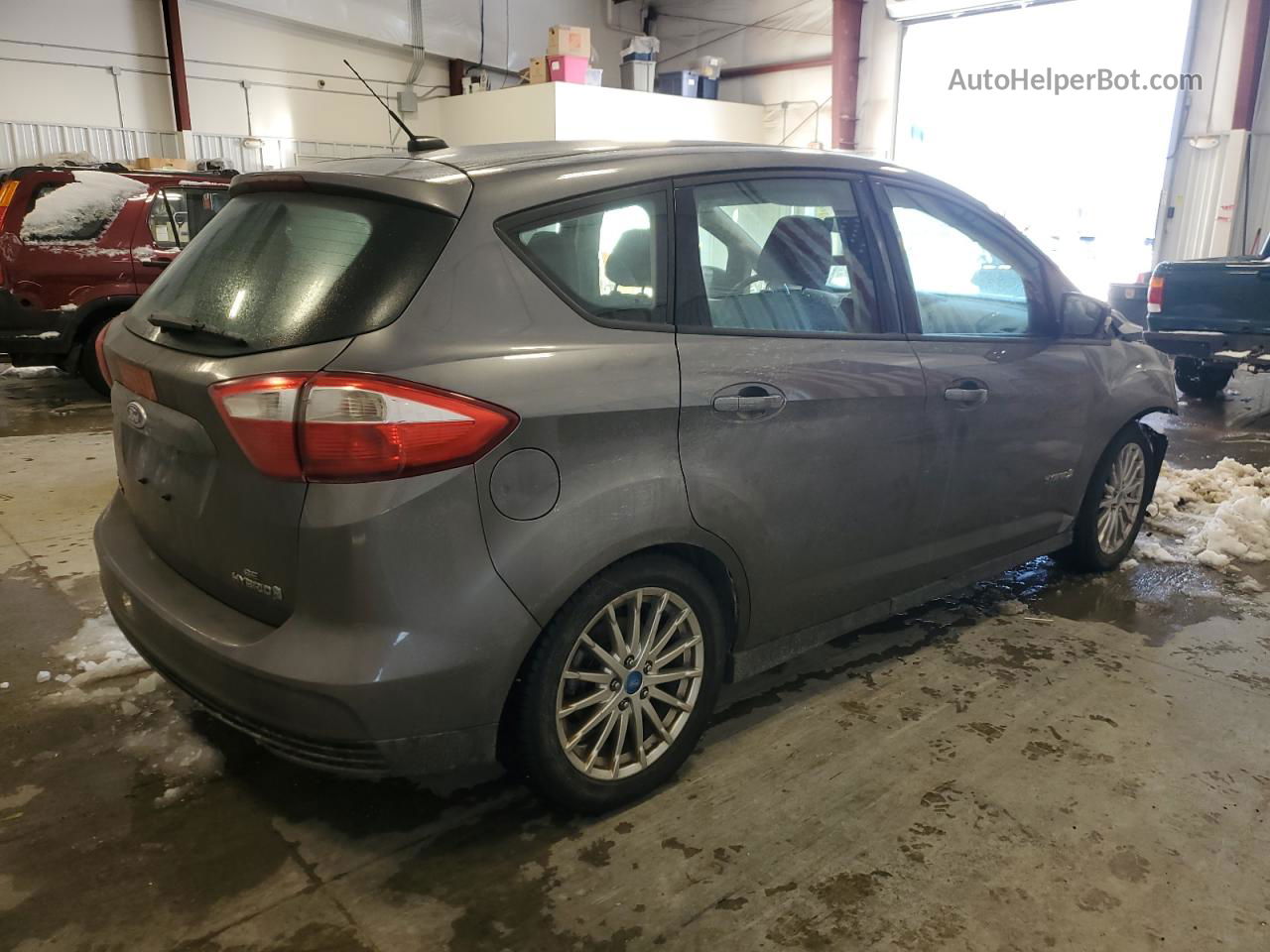 2013 Ford C-max Se Gray vin: 1FADP5AU5DL522614