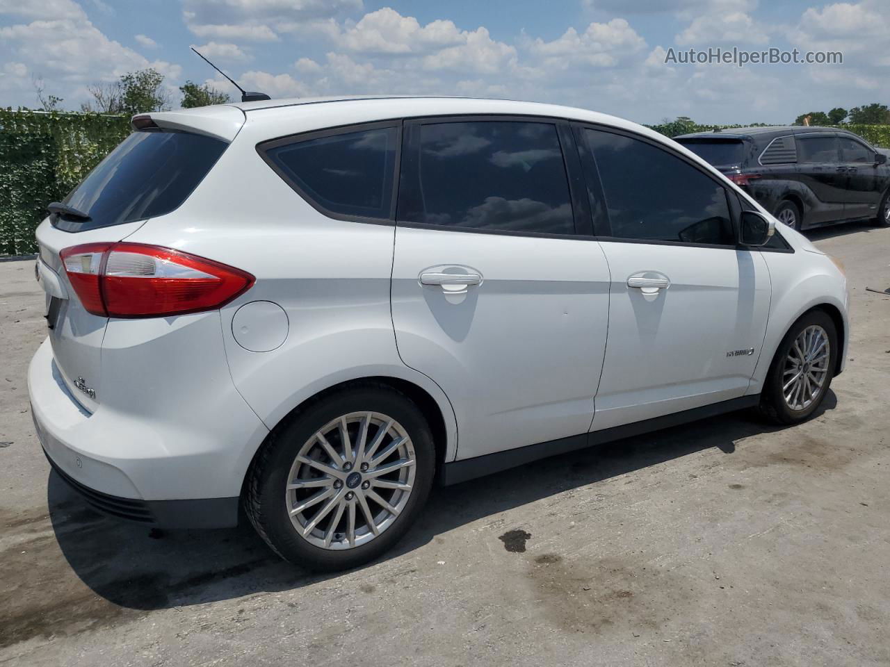 2013 Ford C-max Se White vin: 1FADP5AU5DL556519