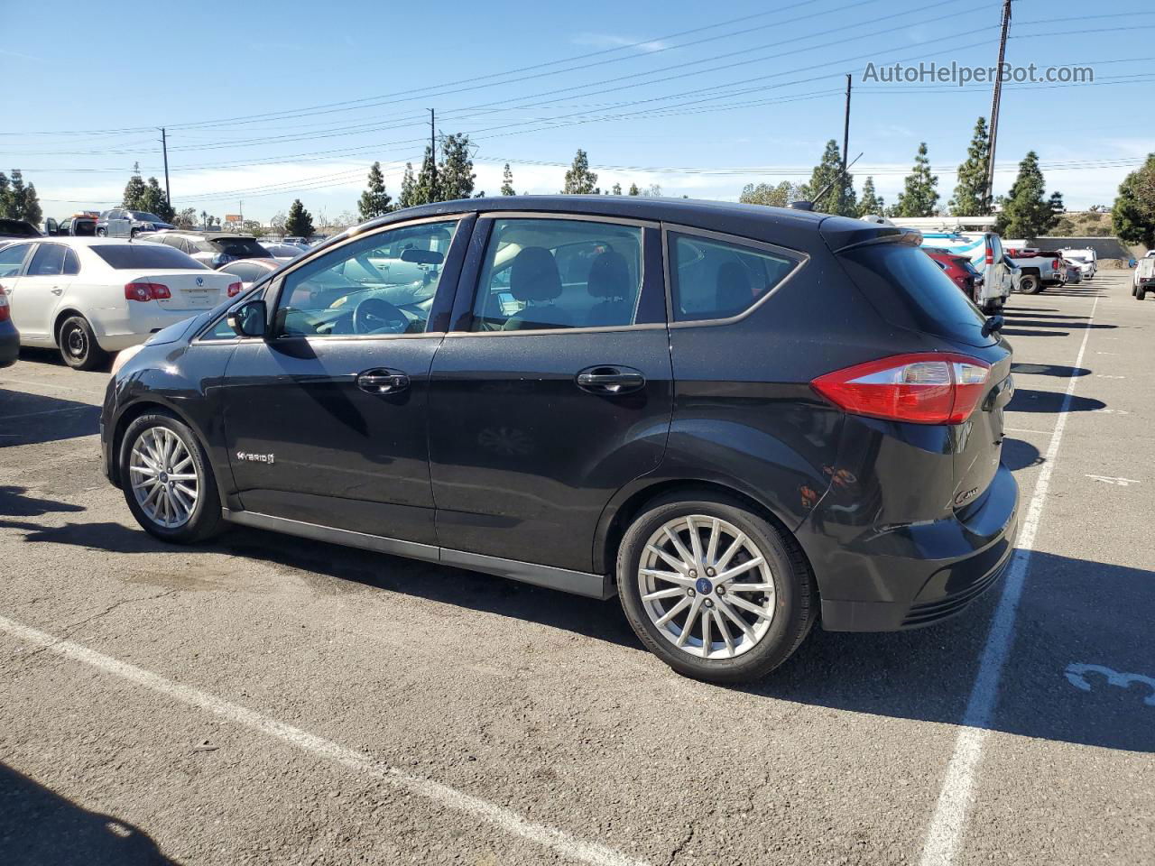 2013 Ford C-max Se Black vin: 1FADP5AU5DL557590