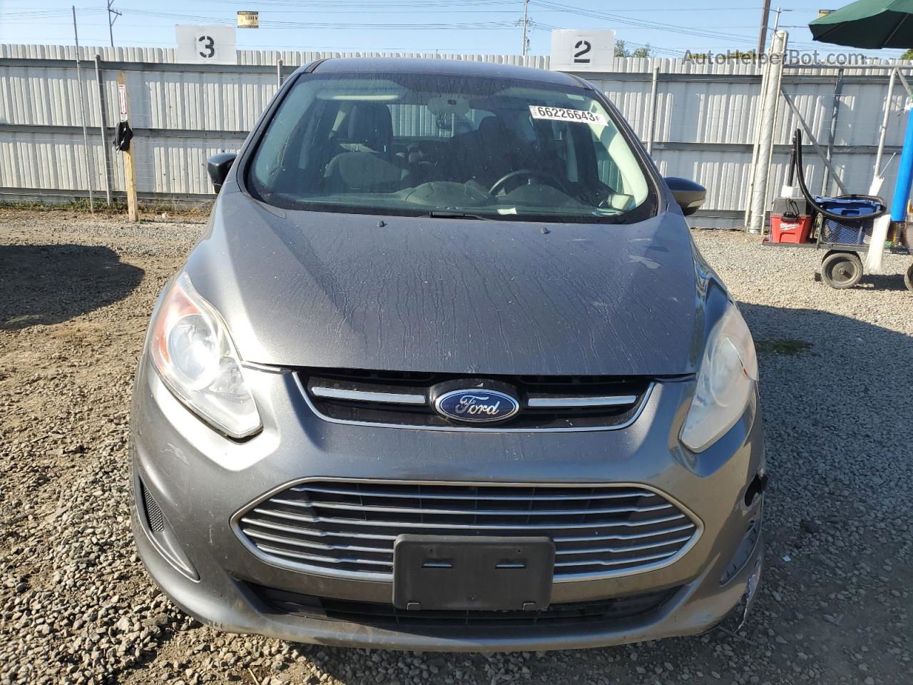 2014 Ford C-max Se Gray vin: 1FADP5AU5EL506849