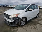 2014 Ford C-max Se White vin: 1FADP5AU5EL508214