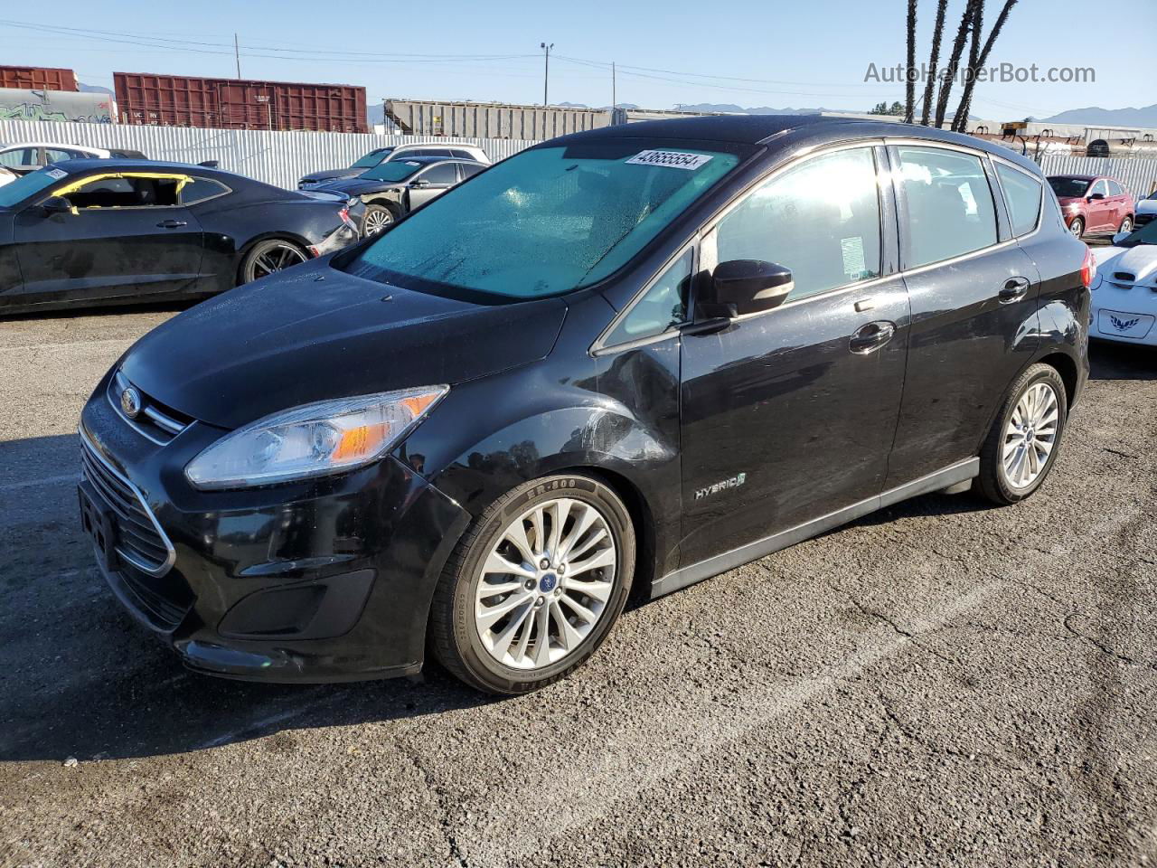 2017 Ford C-max Se Black vin: 1FADP5AU5HL103720