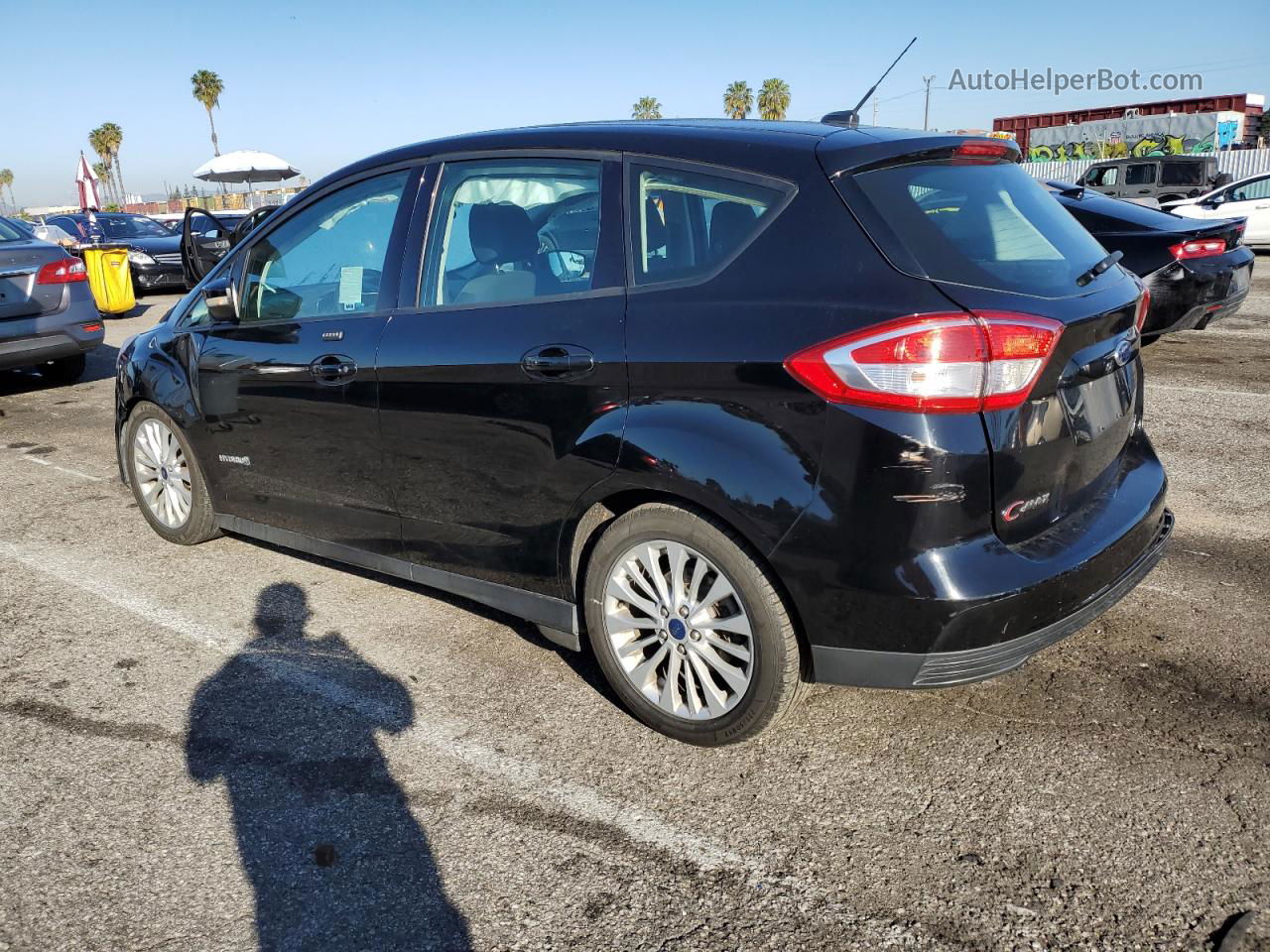 2017 Ford C-max Se Black vin: 1FADP5AU5HL103720