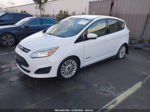 2017 Ford C-max Hybrid Se White vin: 1FADP5AU5HL103779