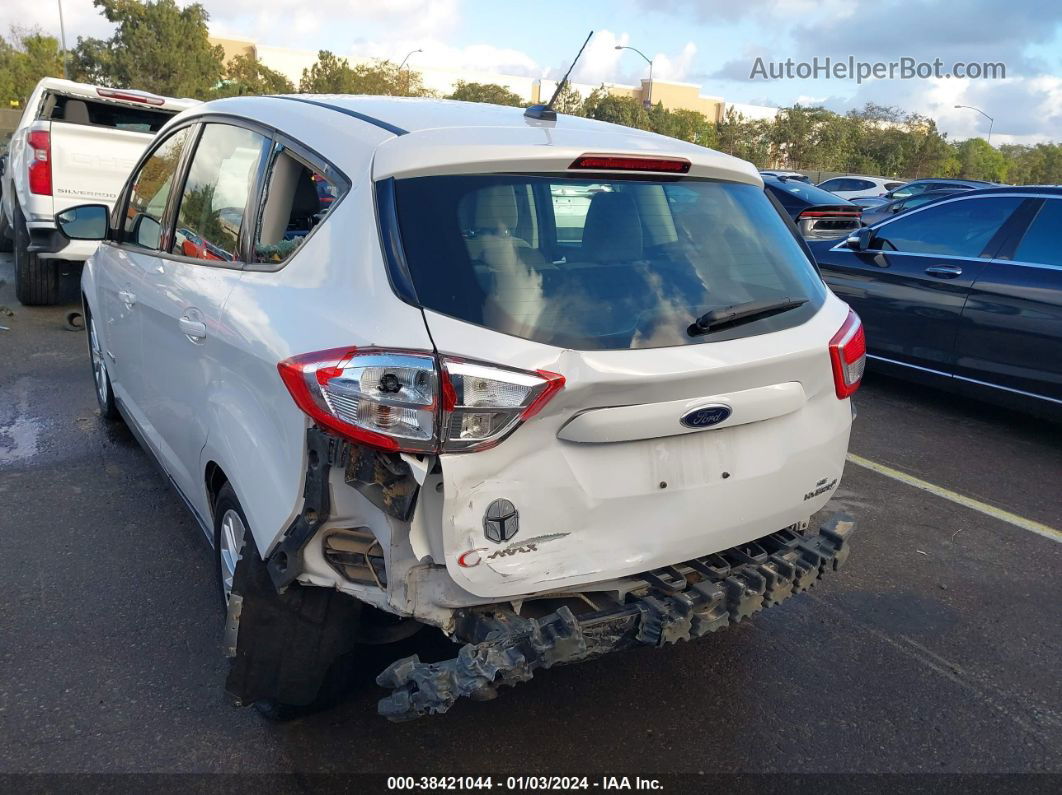 2017 Ford C-max Hybrid Se White vin: 1FADP5AU5HL103779