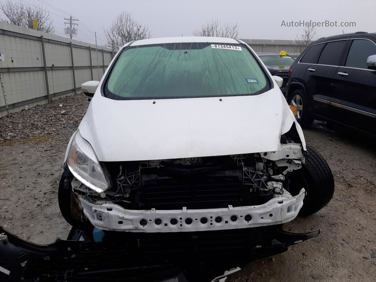 2017 Ford C-max Se White vin: 1FADP5AU5HL110313