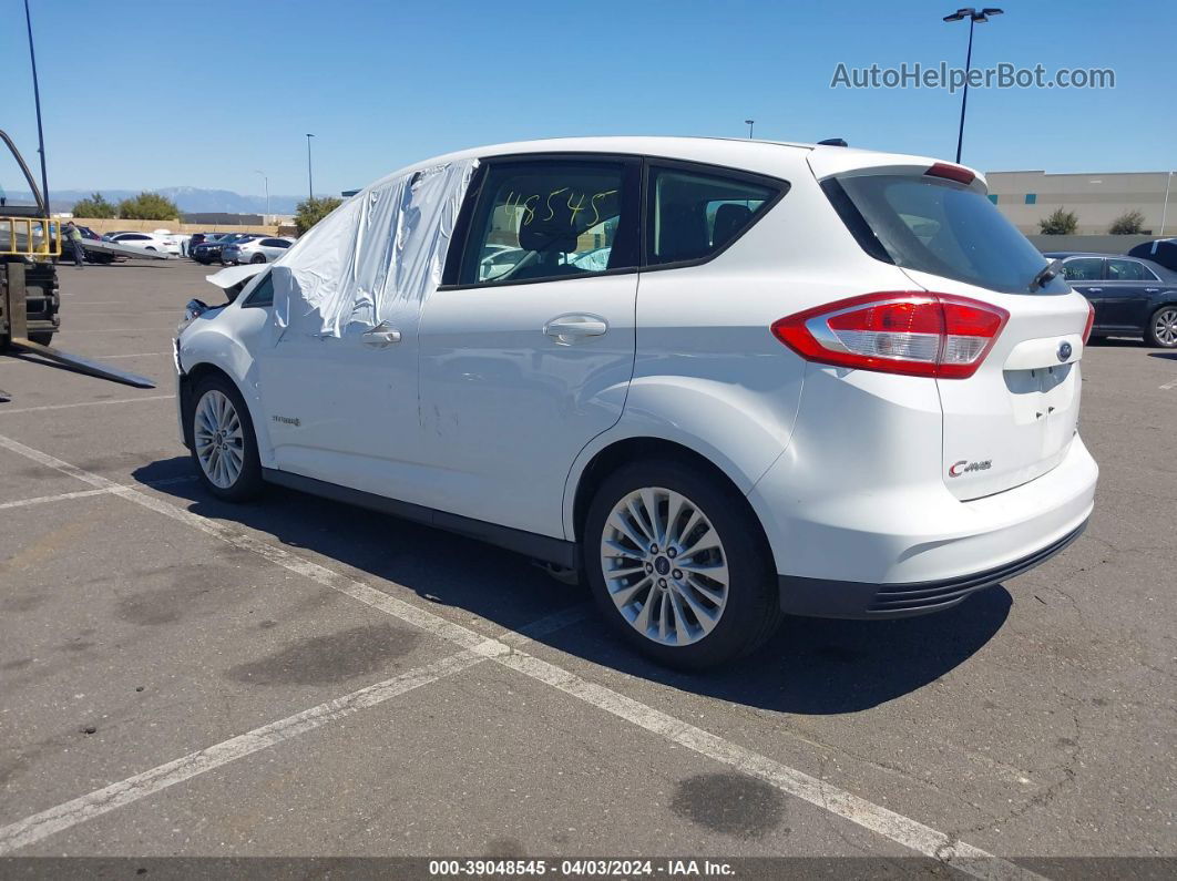 2017 Ford C-max Hybrid Se White vin: 1FADP5AU5HL110327