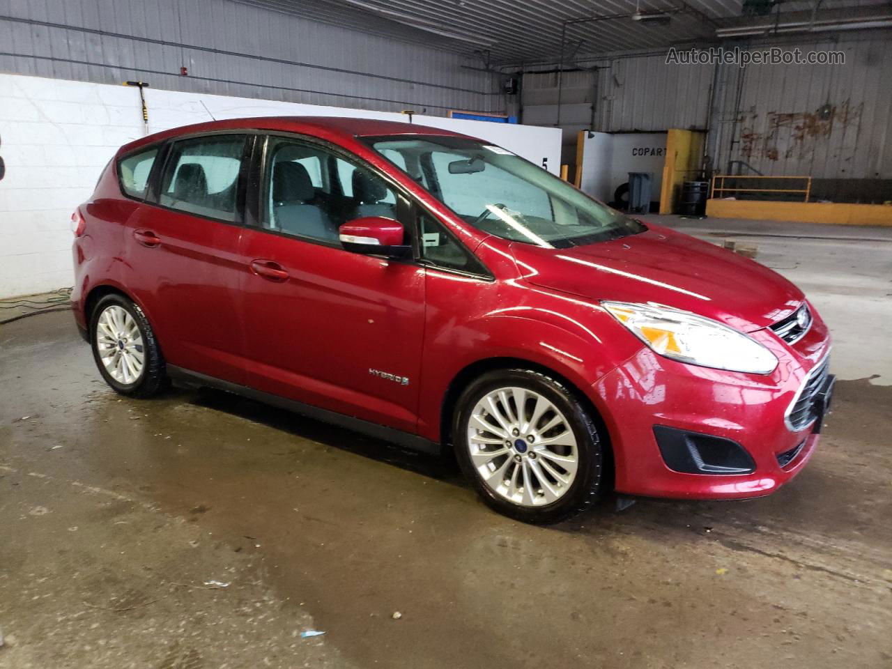 2017 Ford C-max Se Red vin: 1FADP5AU5HL112918