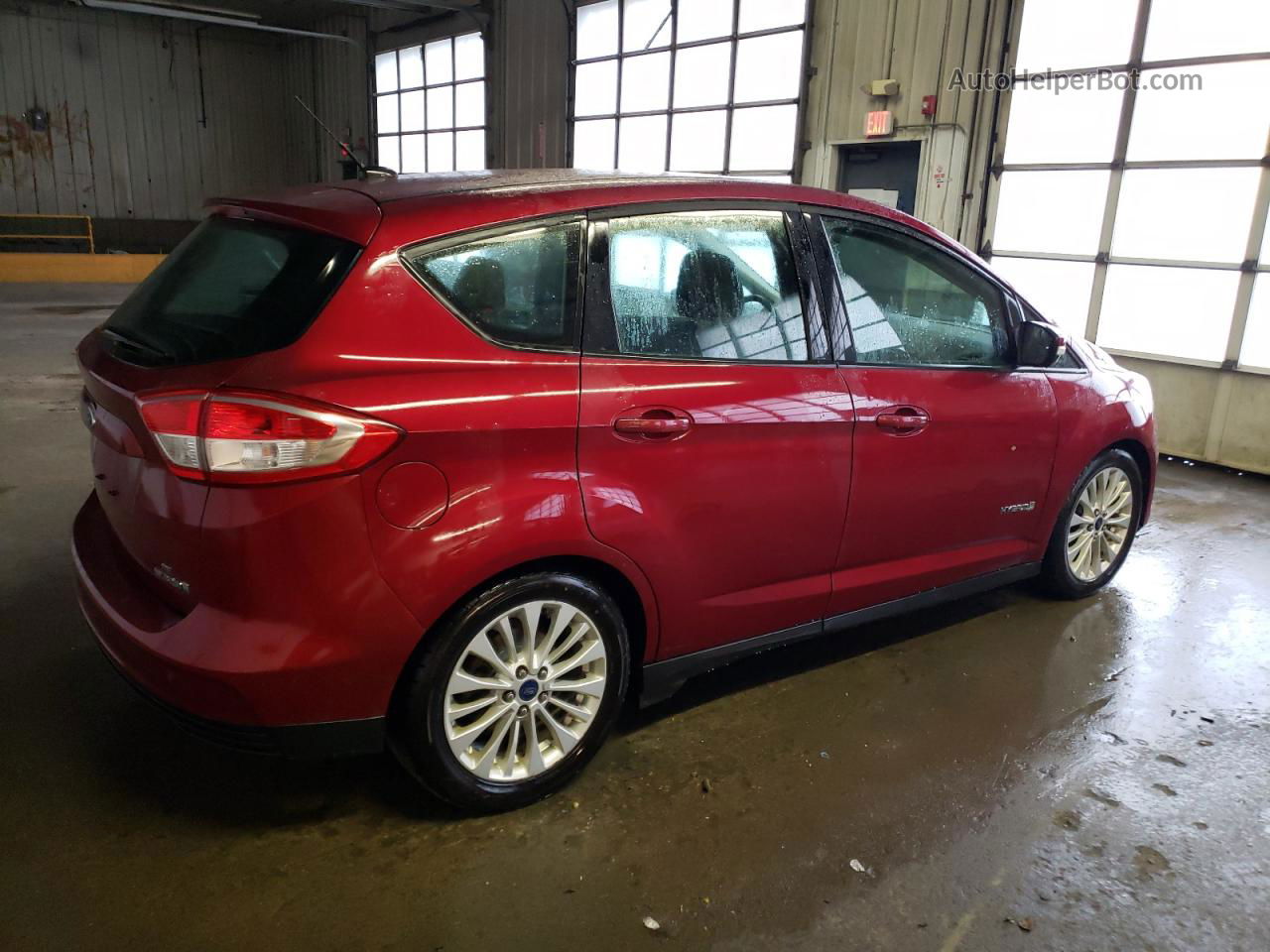 2017 Ford C-max Se Red vin: 1FADP5AU5HL112918