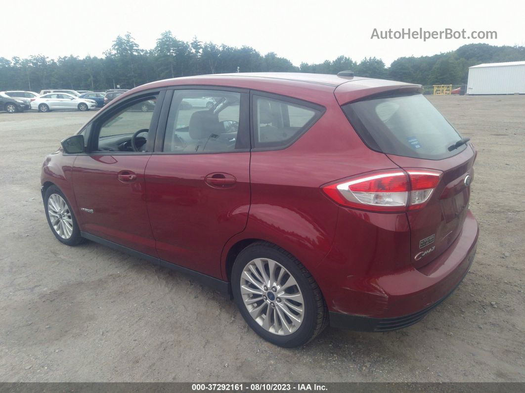 2017 Ford C-max Hybrid Se Red vin: 1FADP5AU5HL116595