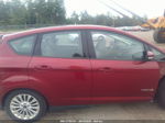 2017 Ford C-max Hybrid Se Red vin: 1FADP5AU5HL116595