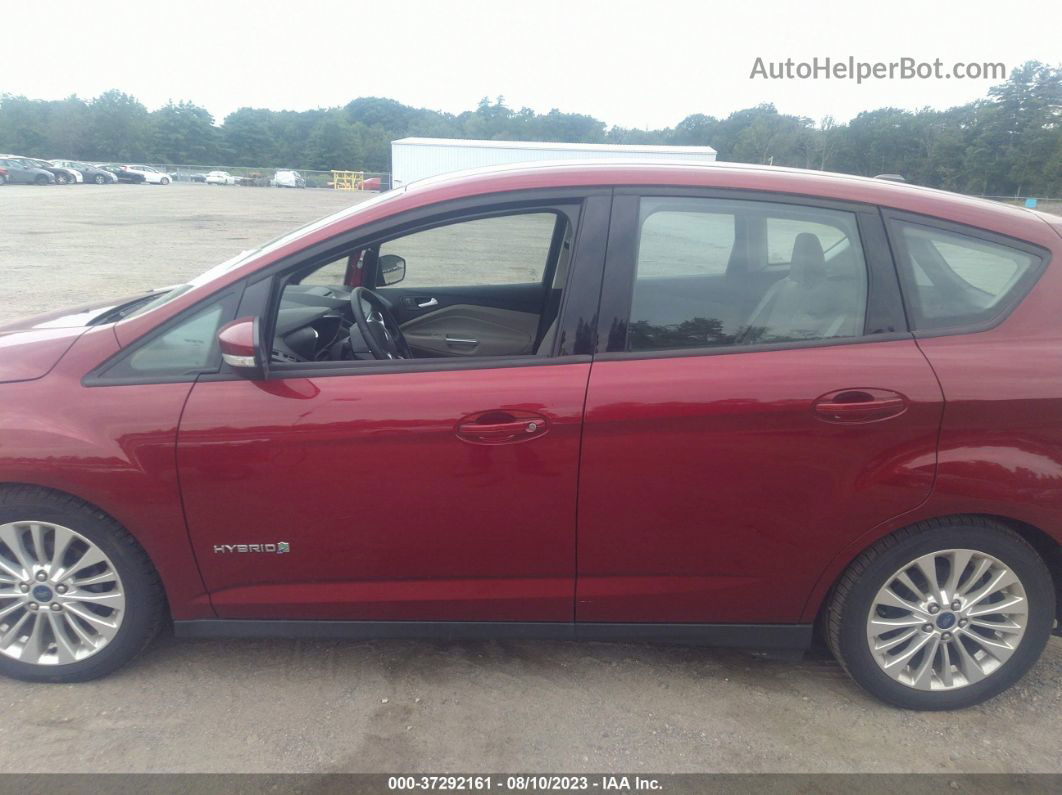 2017 Ford C-max Hybrid Se Red vin: 1FADP5AU5HL116595