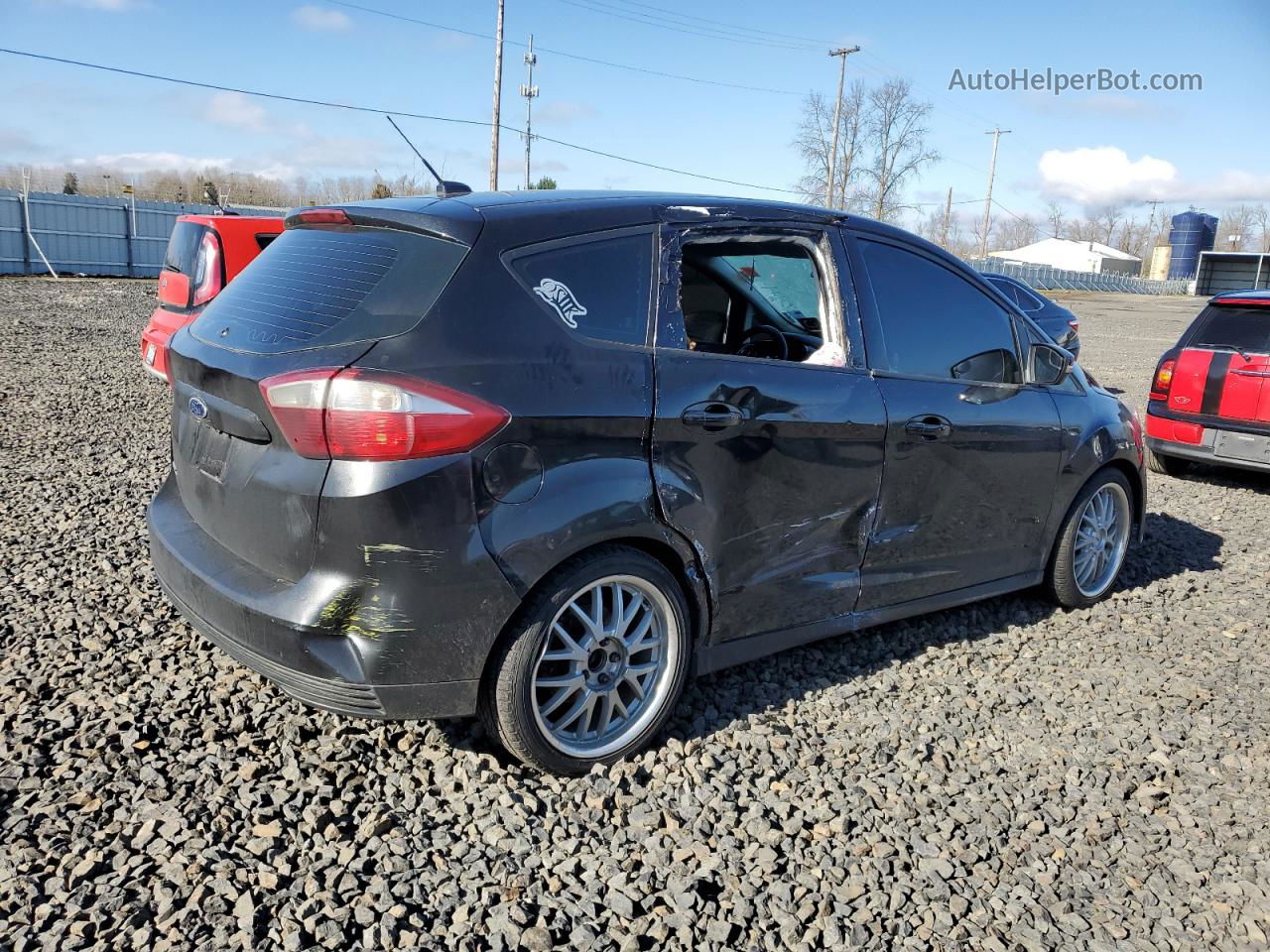 2013 Ford C-max Se Black vin: 1FADP5AU6DL509239