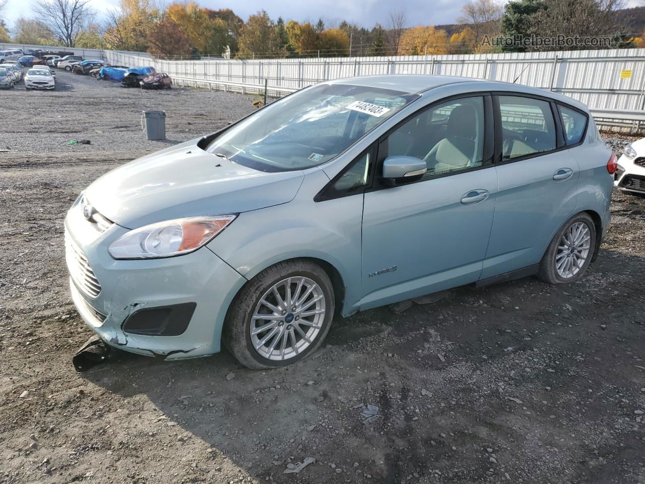 2013 Ford C-max Se Turquoise vin: 1FADP5AU6DL510181