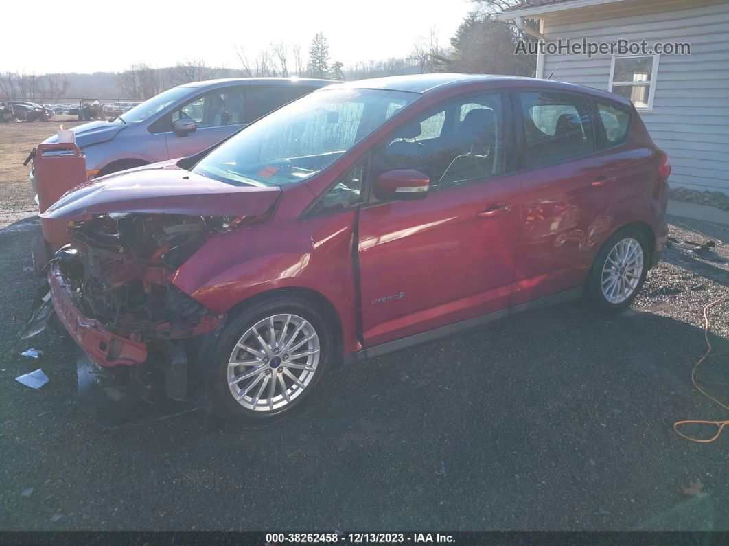 2013 Ford C-max Hybrid Se Red vin: 1FADP5AU6DL521004