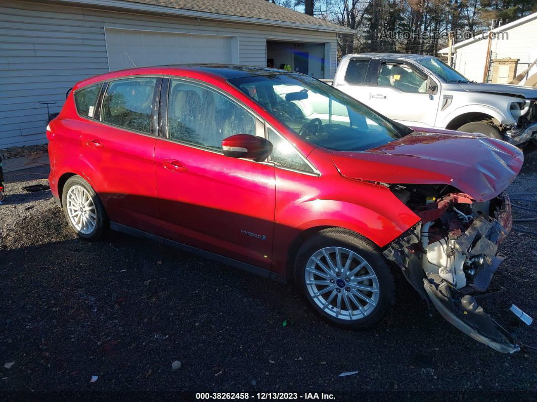 2013 Ford C-max Hybrid Se Red vin: 1FADP5AU6DL521004