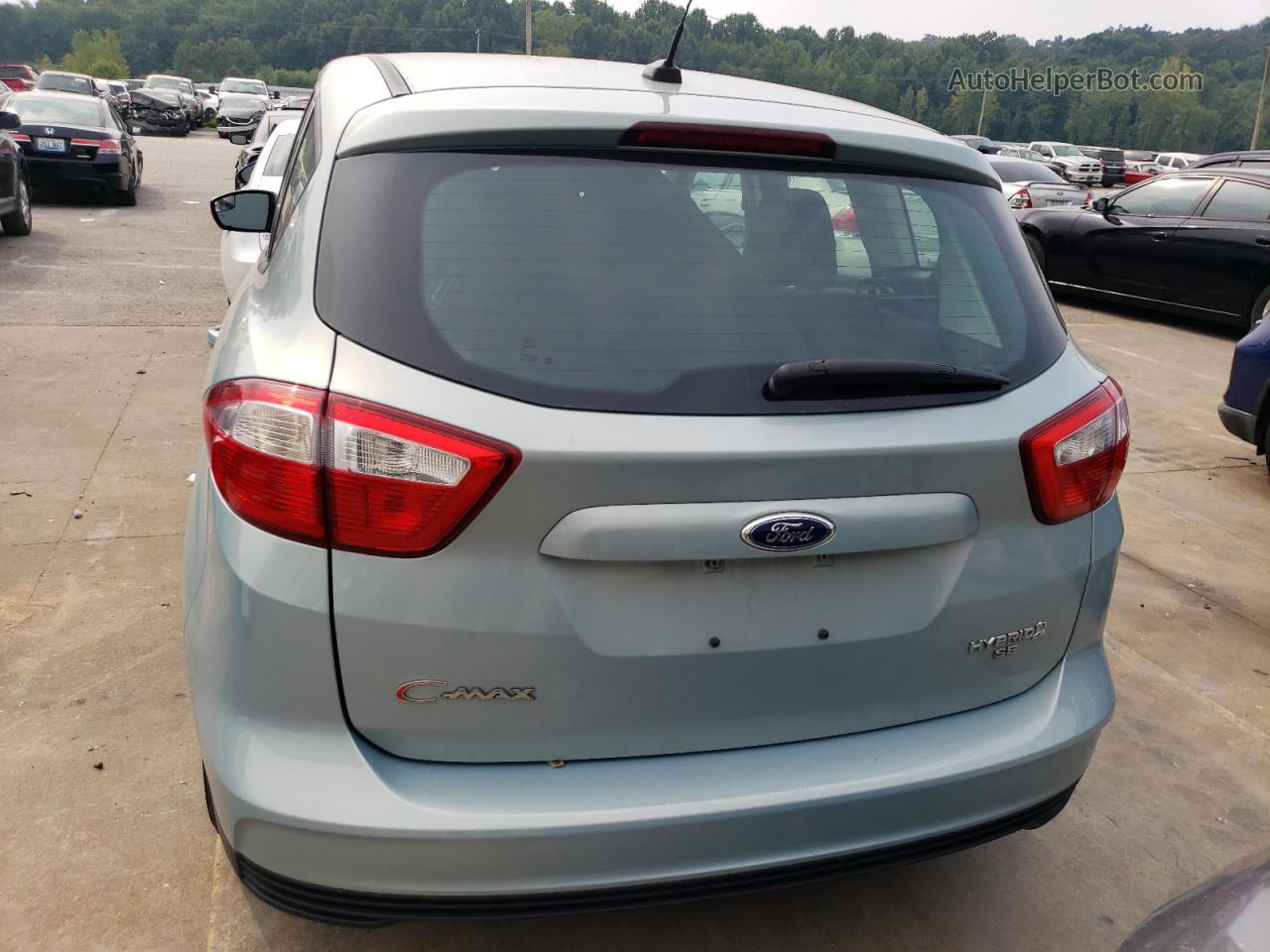 2013 Ford C-max Se Silver vin: 1FADP5AU6DL538689