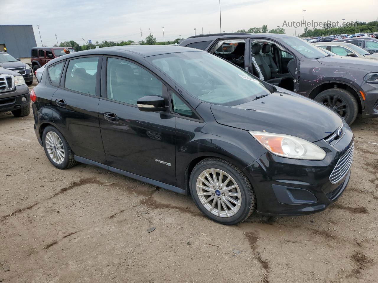 2013 Ford C-max Se Черный vin: 1FADP5AU6DL552804