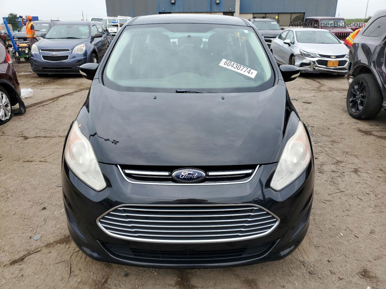 2013 Ford C-max Se Black vin: 1FADP5AU6DL552804