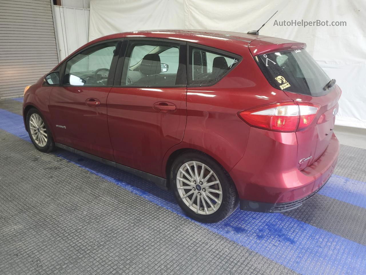 2014 Ford C-max Se Maroon vin: 1FADP5AU6EL500333