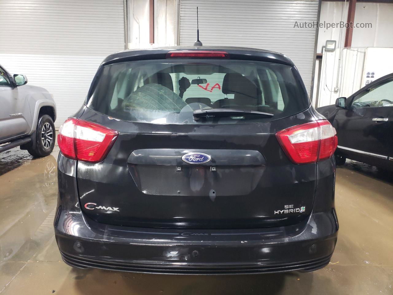 2014 Ford C-max Se Black vin: 1FADP5AU6EL504575