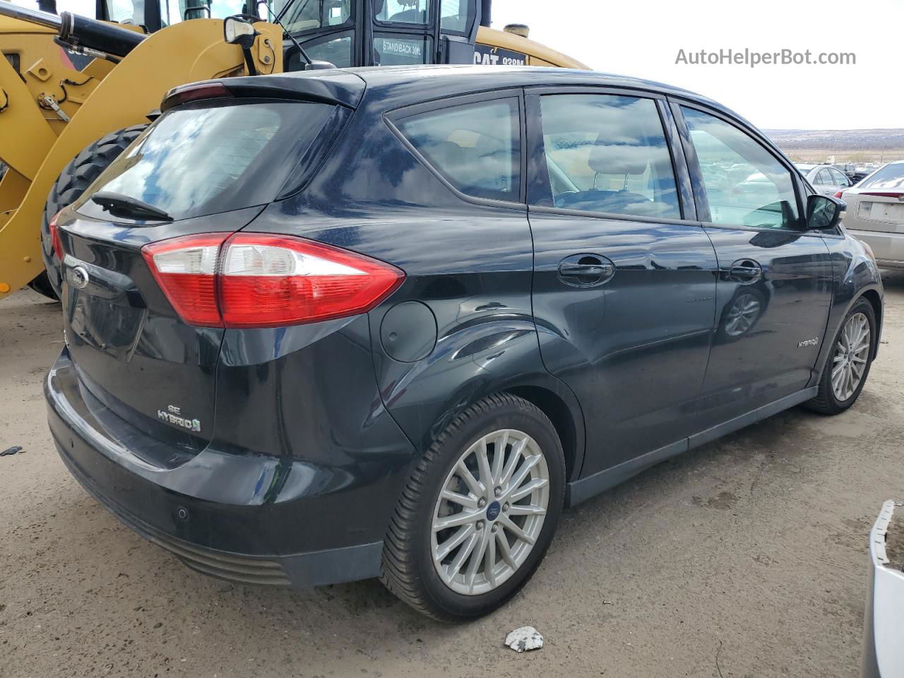 2014 Ford C-max Se Black vin: 1FADP5AU6EL509484