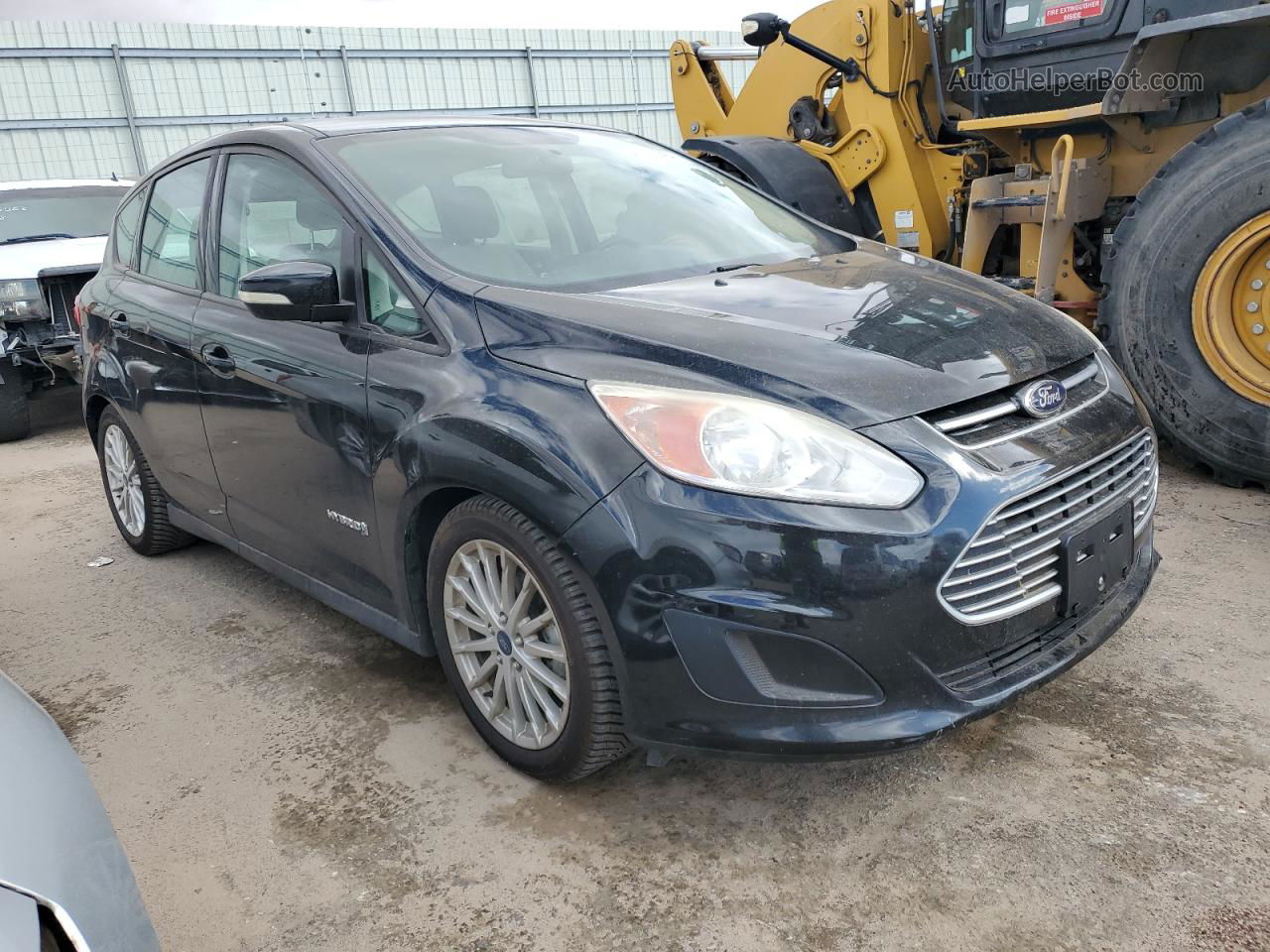 2014 Ford C-max Se Black vin: 1FADP5AU6EL509484