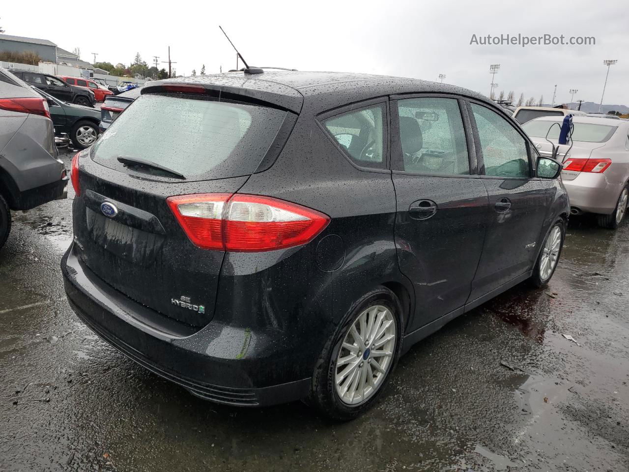 2014 Ford C-max Se Black vin: 1FADP5AU6EL510988