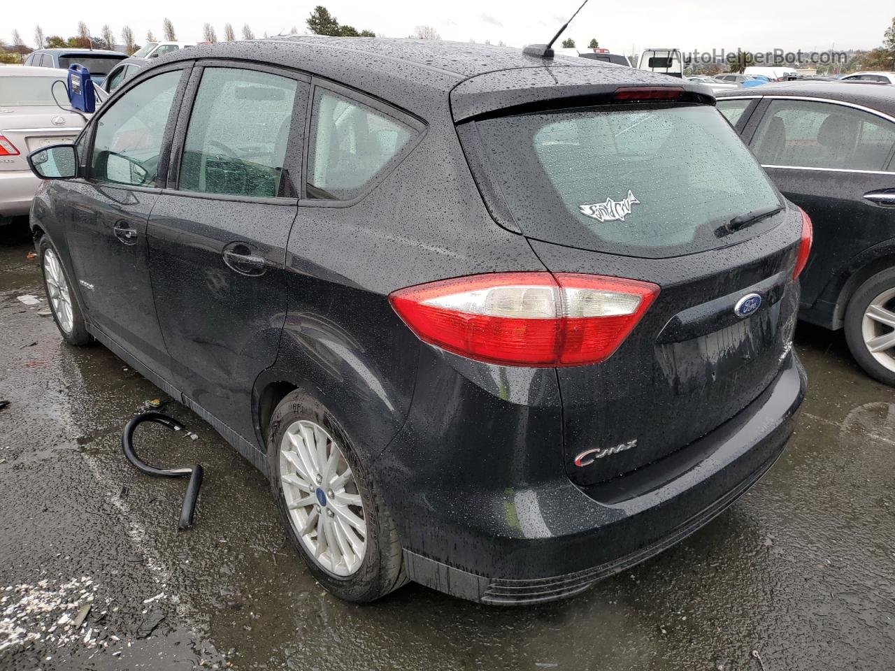 2014 Ford C-max Se Black vin: 1FADP5AU6EL510988