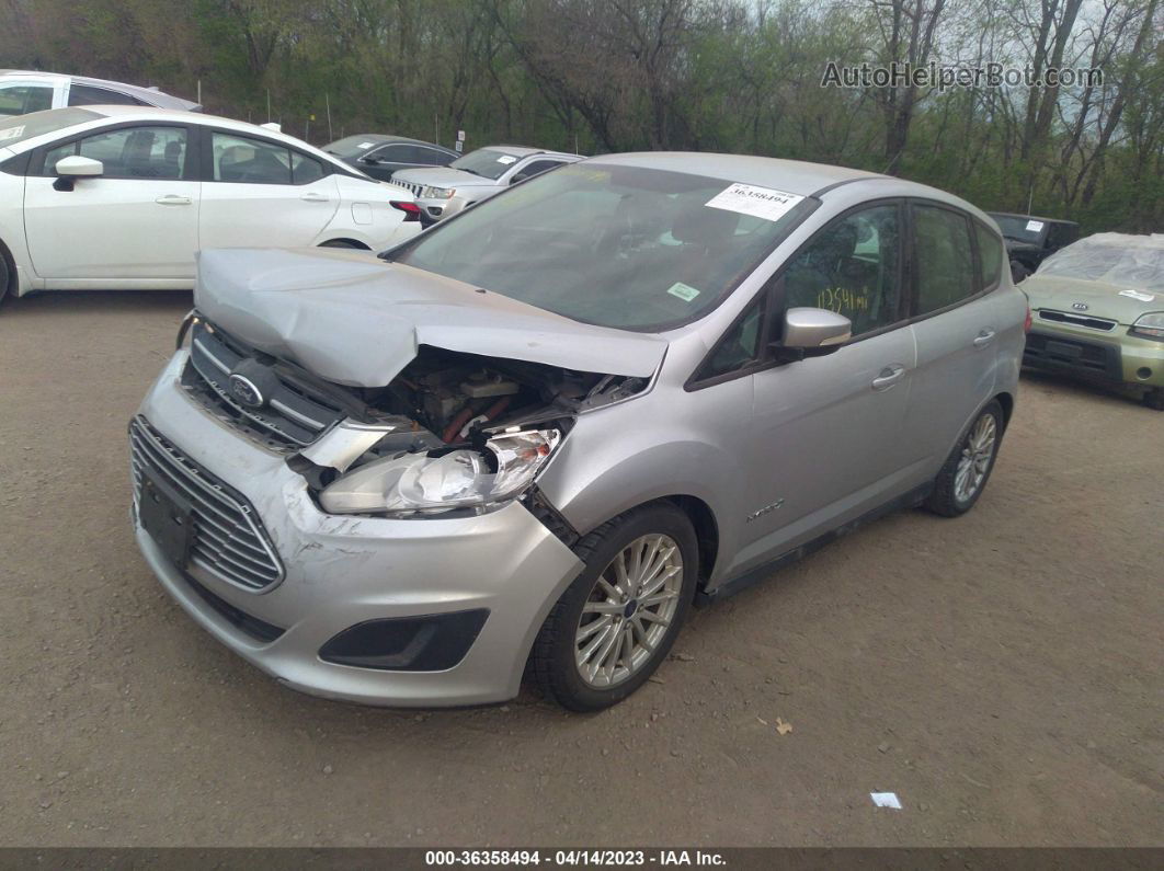 2014 Ford C-max Hybrid Se Silver vin: 1FADP5AU6EL519366