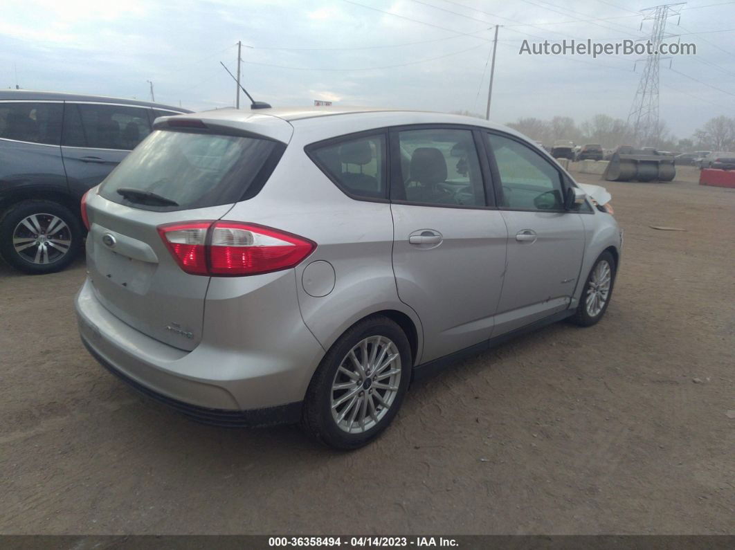 2014 Ford C-max Hybrid Se Silver vin: 1FADP5AU6EL519366