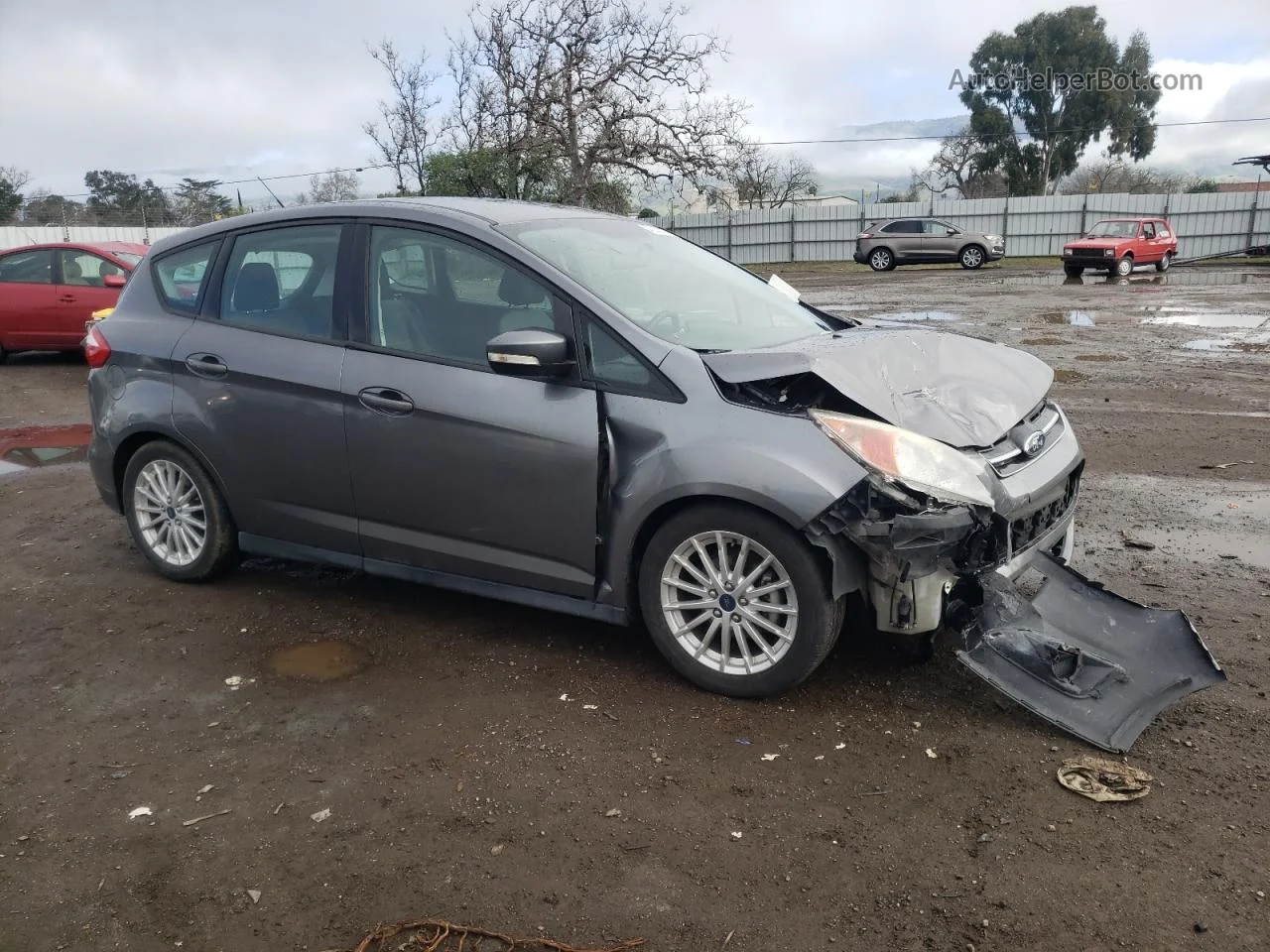 2014 Ford C-max Se Charcoal vin: 1FADP5AU6EL519559