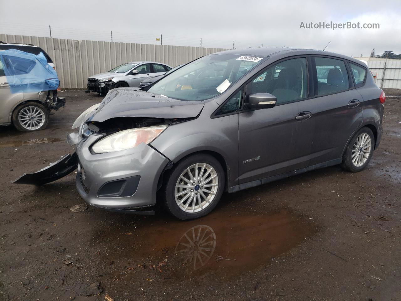 2014 Ford C-max Se Charcoal vin: 1FADP5AU6EL519559