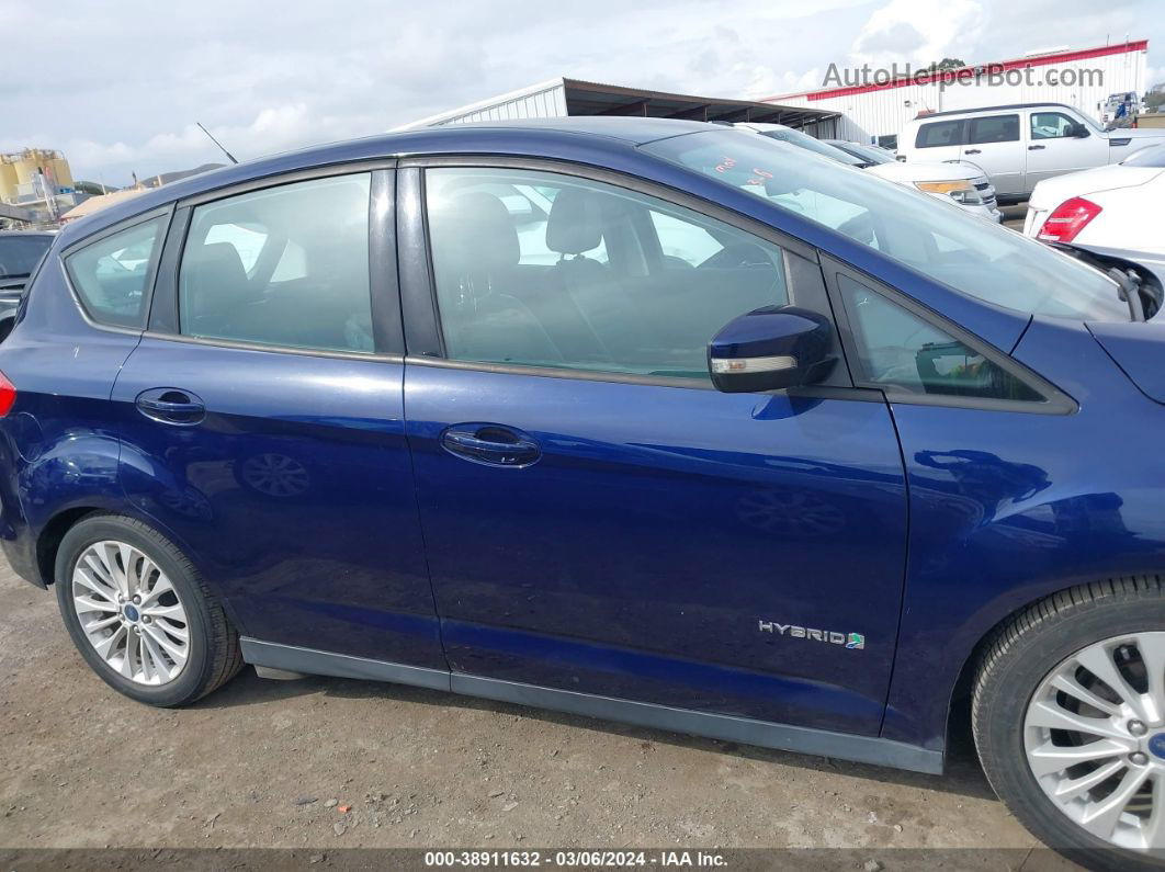 2017 Ford C-max Hybrid Se Blue vin: 1FADP5AU6HL105881